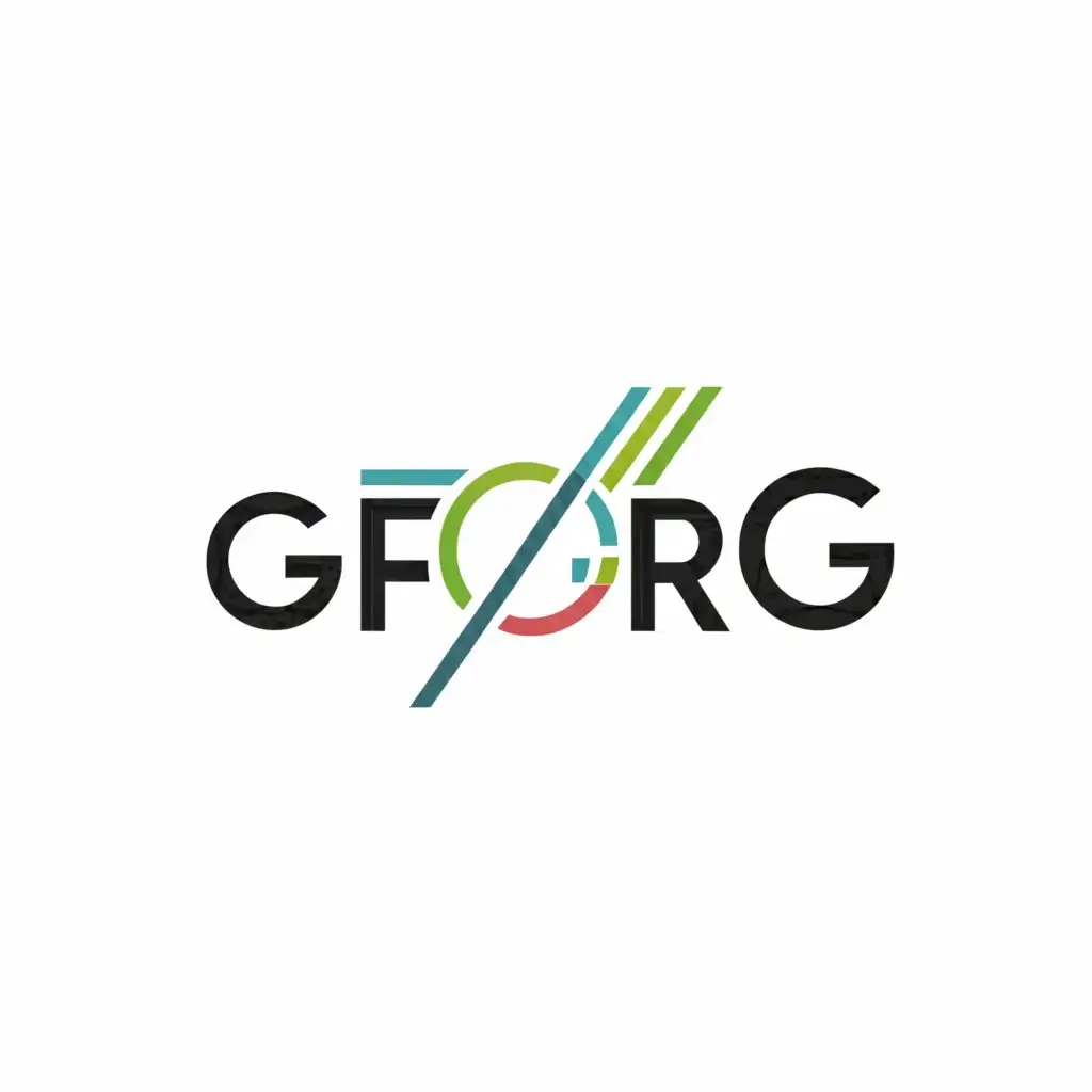 a logo design,with the text "Good for Good", main symbol:GforG,complex,be used in Events industry,clear background