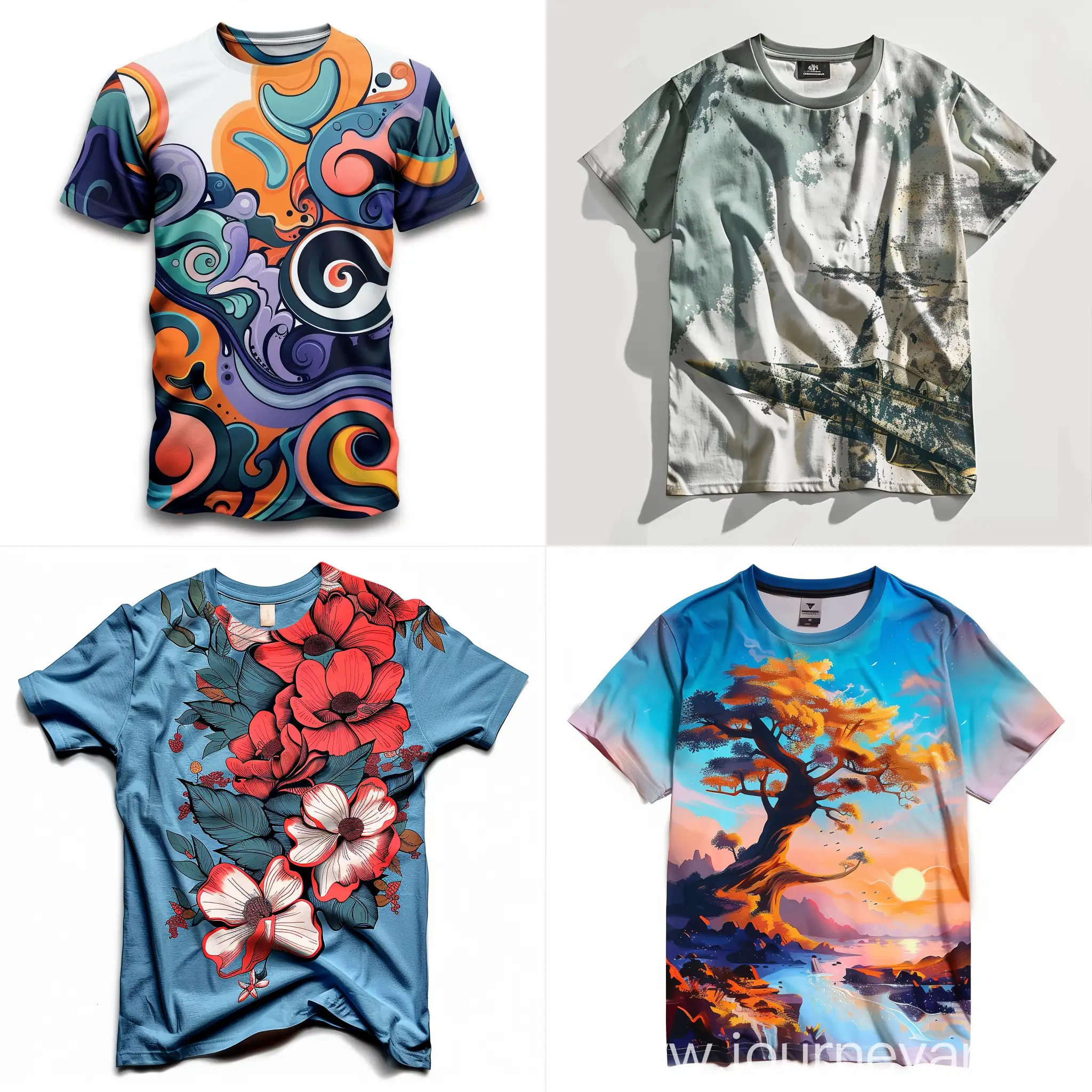 Colorful-Tshirt-Designs-for-Square-Canvas-Prints