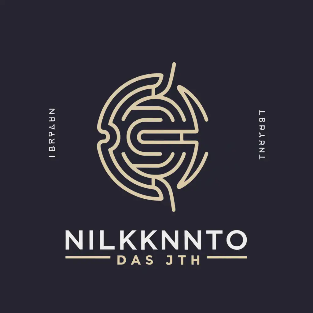 a logo design,with the text "NILKANTO DAS JITH", main symbol:NILKANTO,Minimalistic,be used in Technology industry,clear background