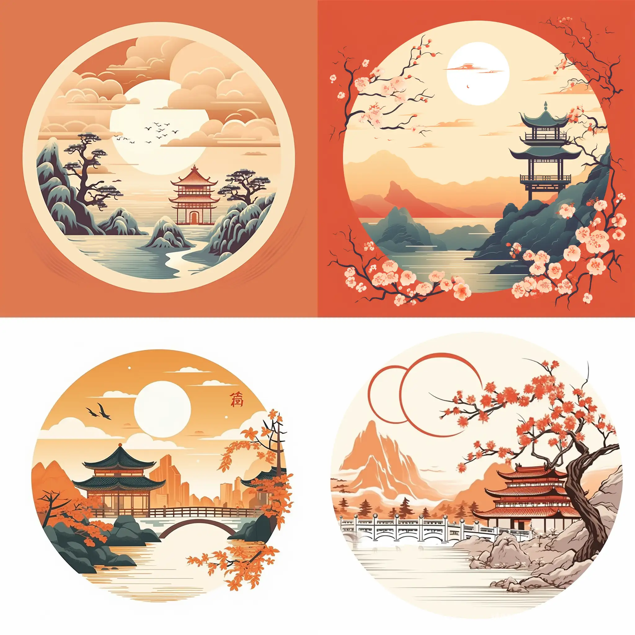 Ancient-Chinese-Landscape-Painting-Logo-Historical-Breeze-with-Gentle-Patterns