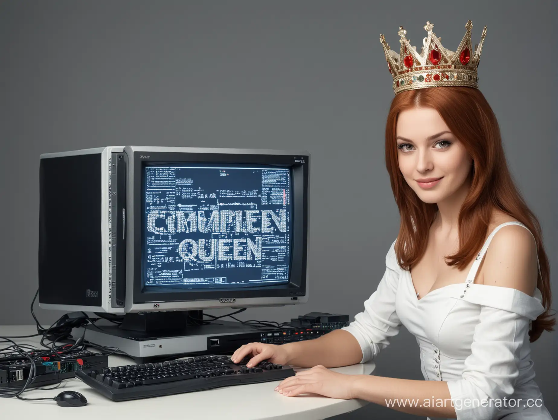 компьютерная королева картинка