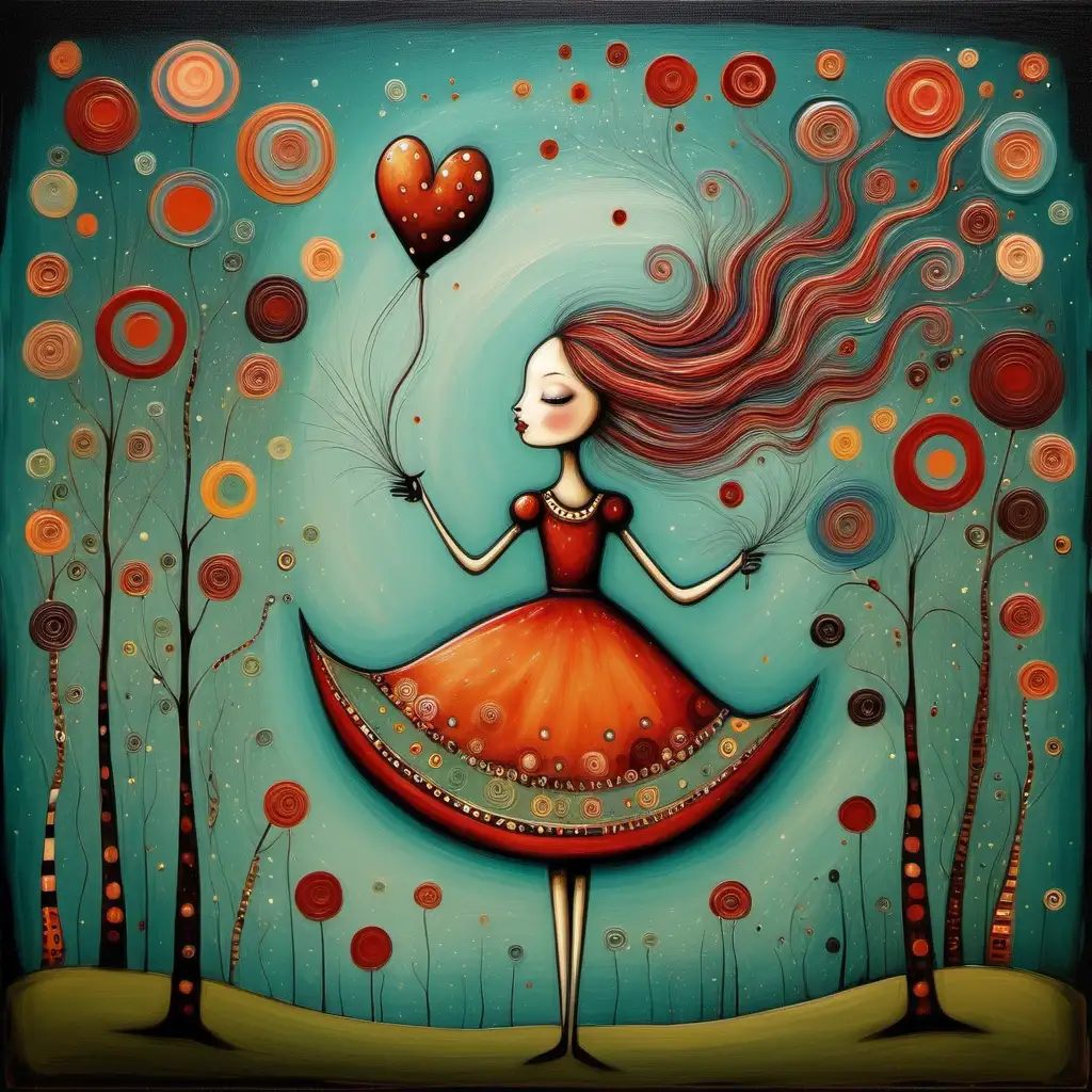 Colorful and Playful Whimsical Art Featuring Imaginative Characters and Surreal Settings