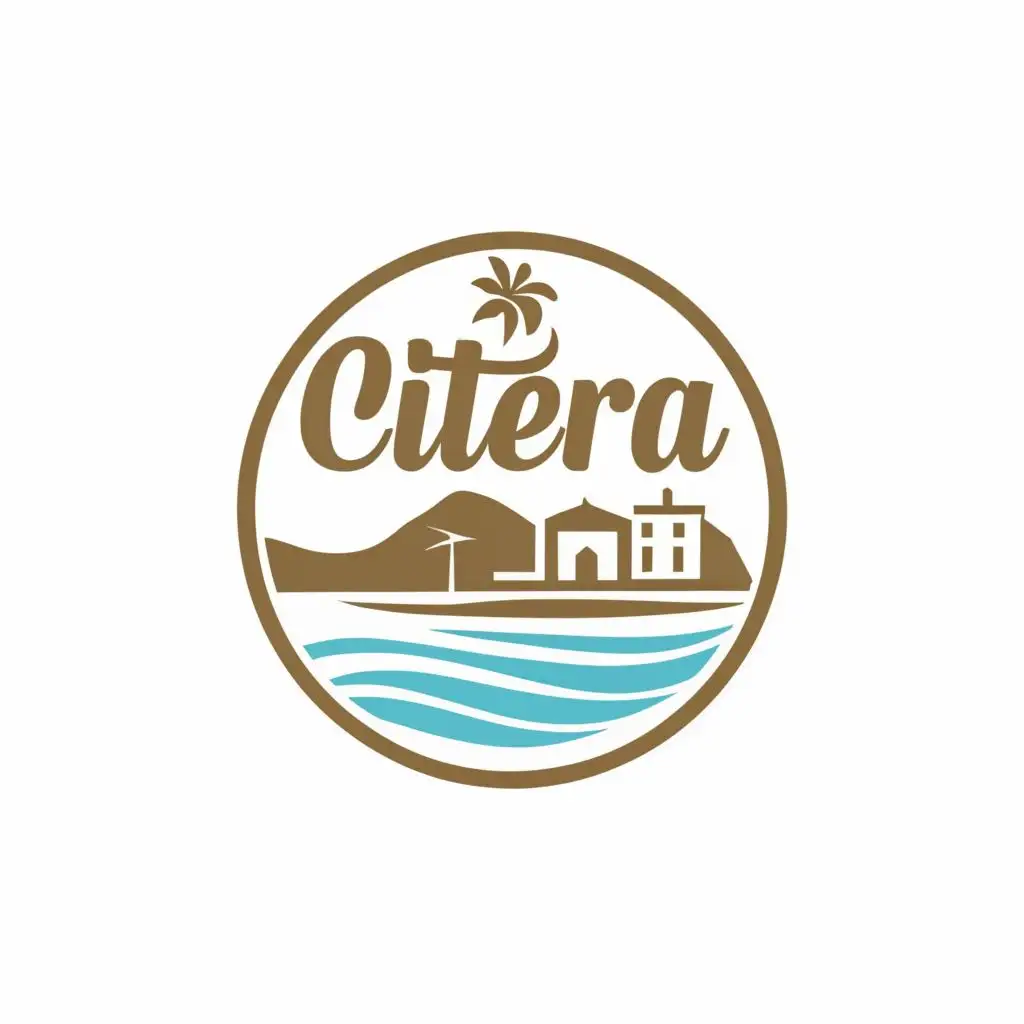 logo, Island of Kythira, with the text "CITERA", typography, be used in Travel industry