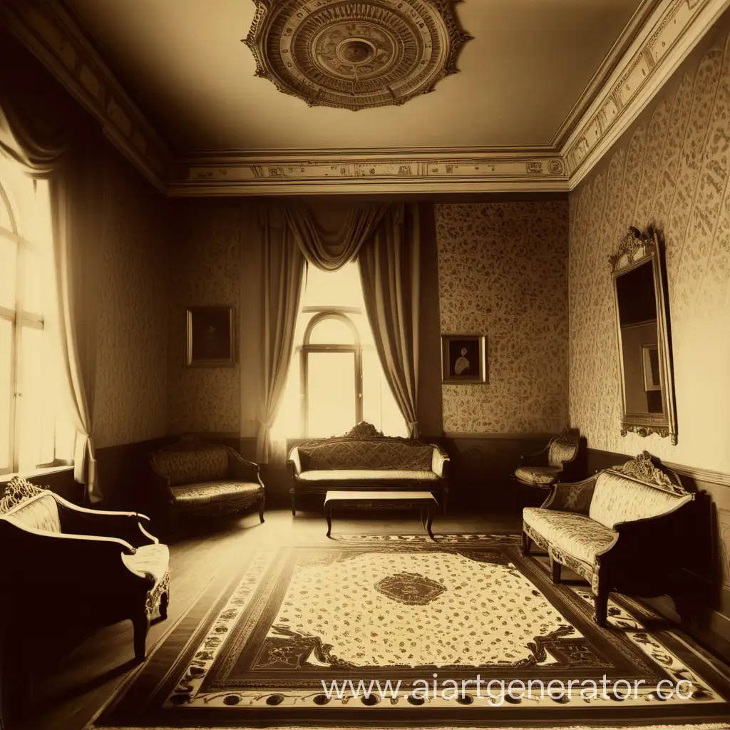 Elegantly-Vintage-HighCulture-Interior-in-SepiaToned-Ambiance