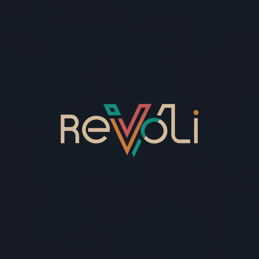 a logo design,with the text "REVOLI", main symbol:LUXIRTY,Moderate,be used in Construction industry,clear background