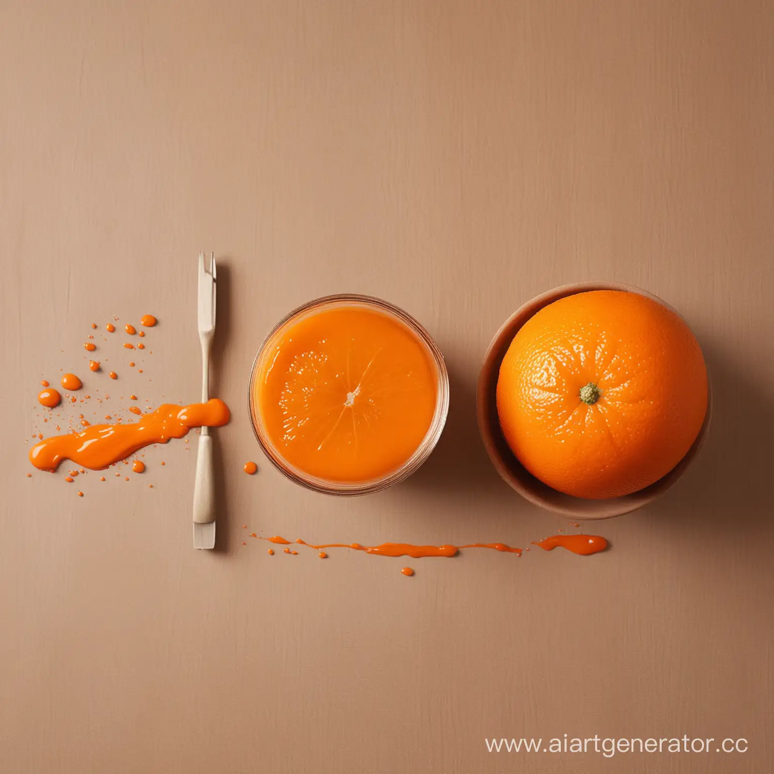 Realistic-Image-of-Orange-Accented-Stress-Management-Scene