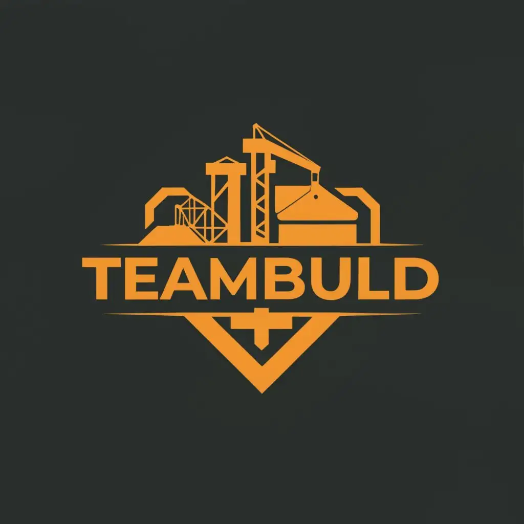 logo, Incorpor, with the text "TeamBuild", typography, be used in Construction industry