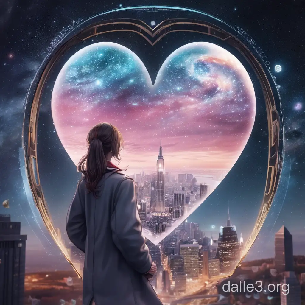 Futuristic Heart Vision Envisioning Tomorrows World with Hope | Dalle3 AI