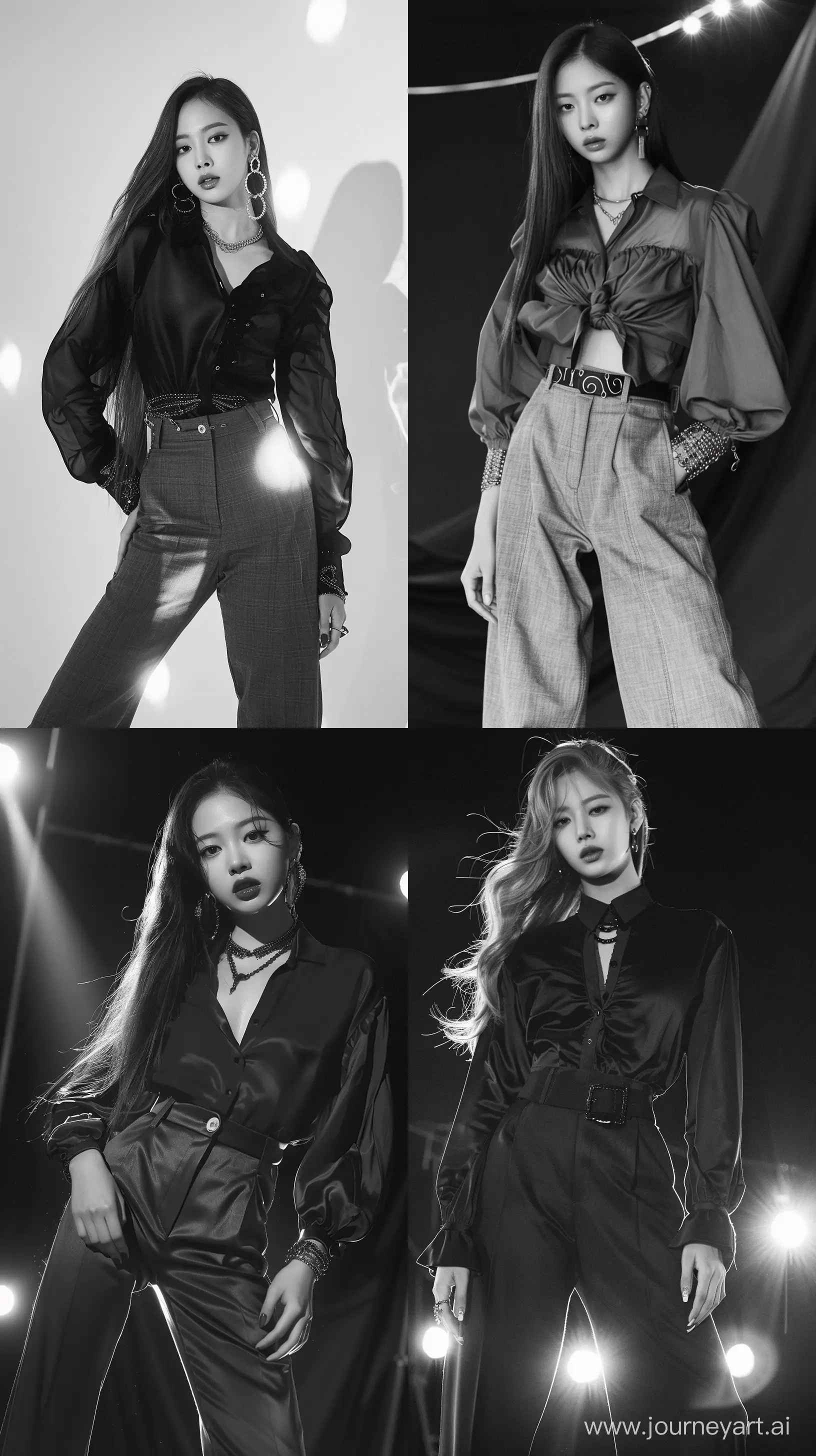 Jennie-Blackpink-Silhouette-in-Dramatic-Black-and-White-Album-Cover