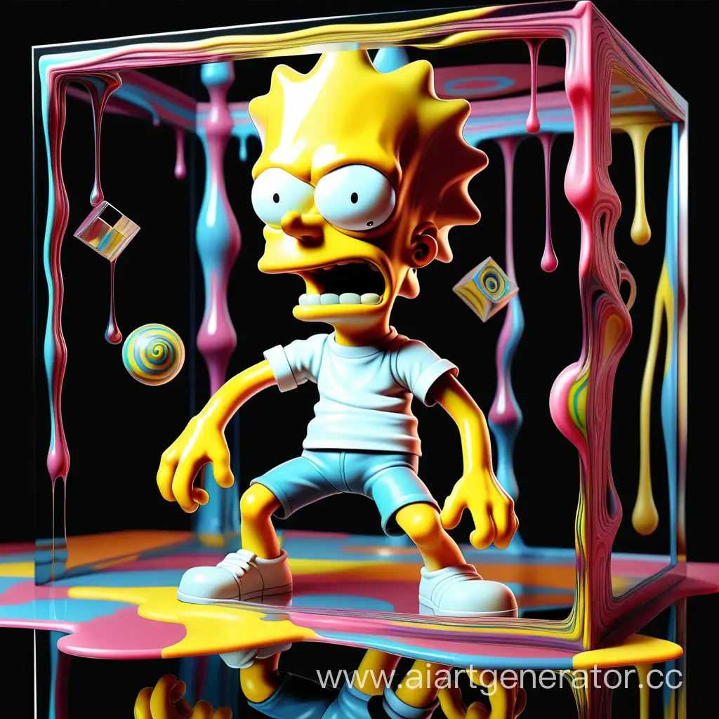 Bart-Simpson-Dissolves-and-Dances-in-Psychedelic-Wax-Club