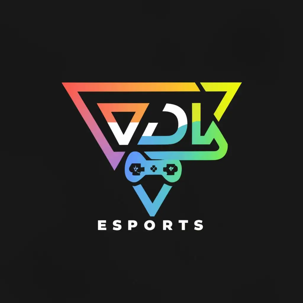 a logo design,with the text "VDL ESPORTS", main symbol:Gaming,Moderate,be used in Events industry,clear background