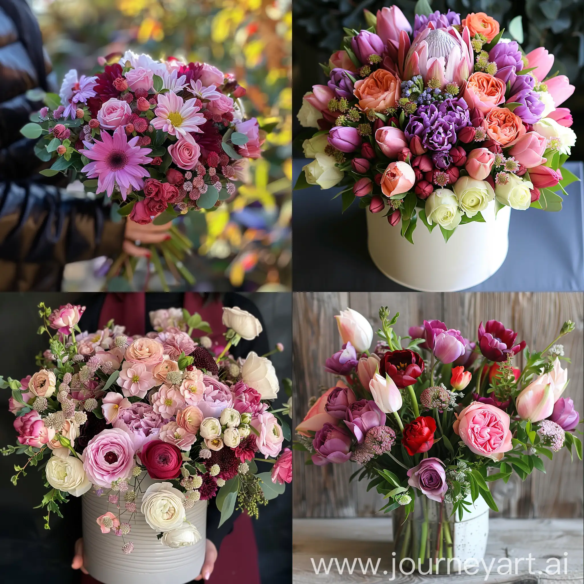 Vibrant-Womans-Day-Flowers-Arrangement