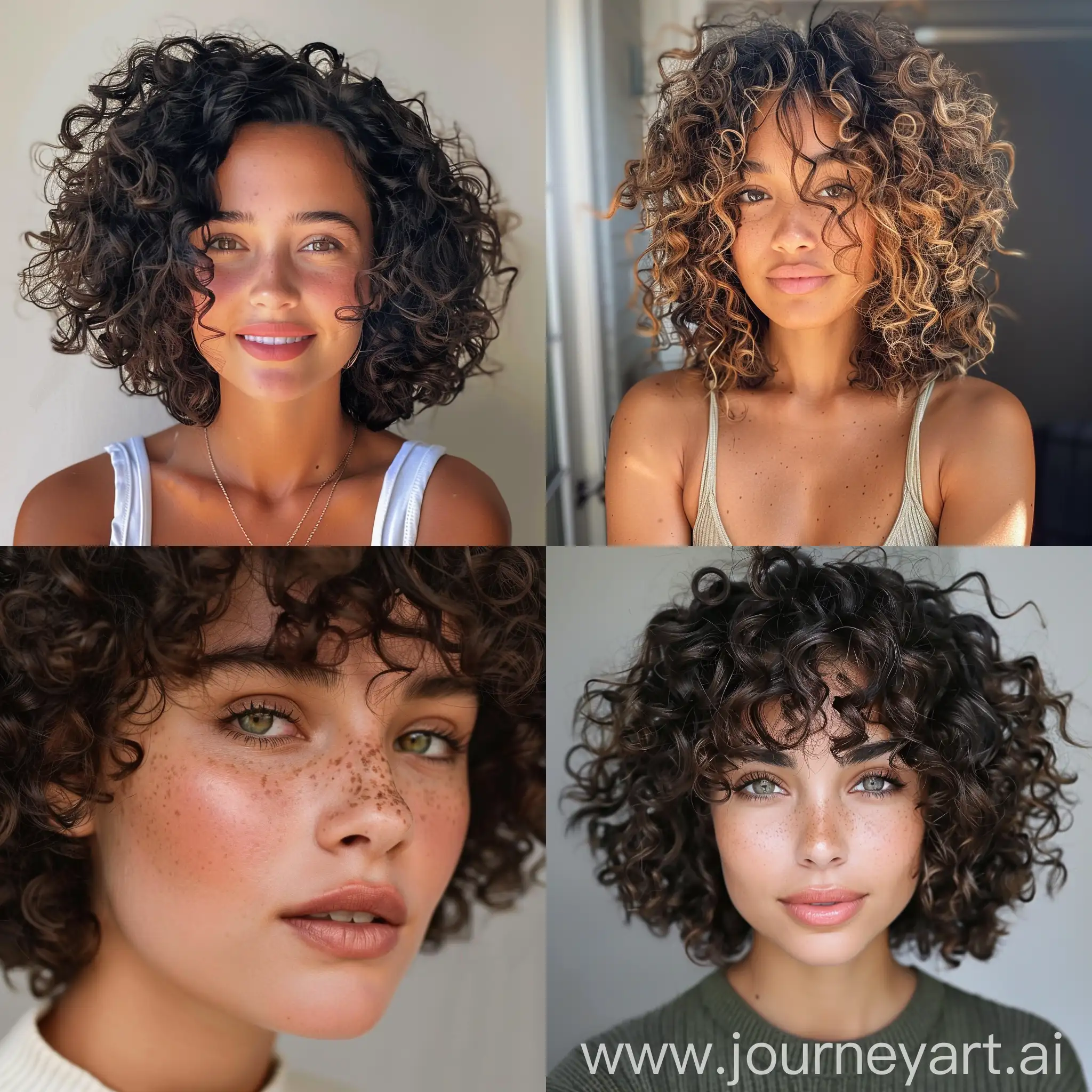 Elegant-Woman-with-Curly-Hair-in-Vibrant-Portrait