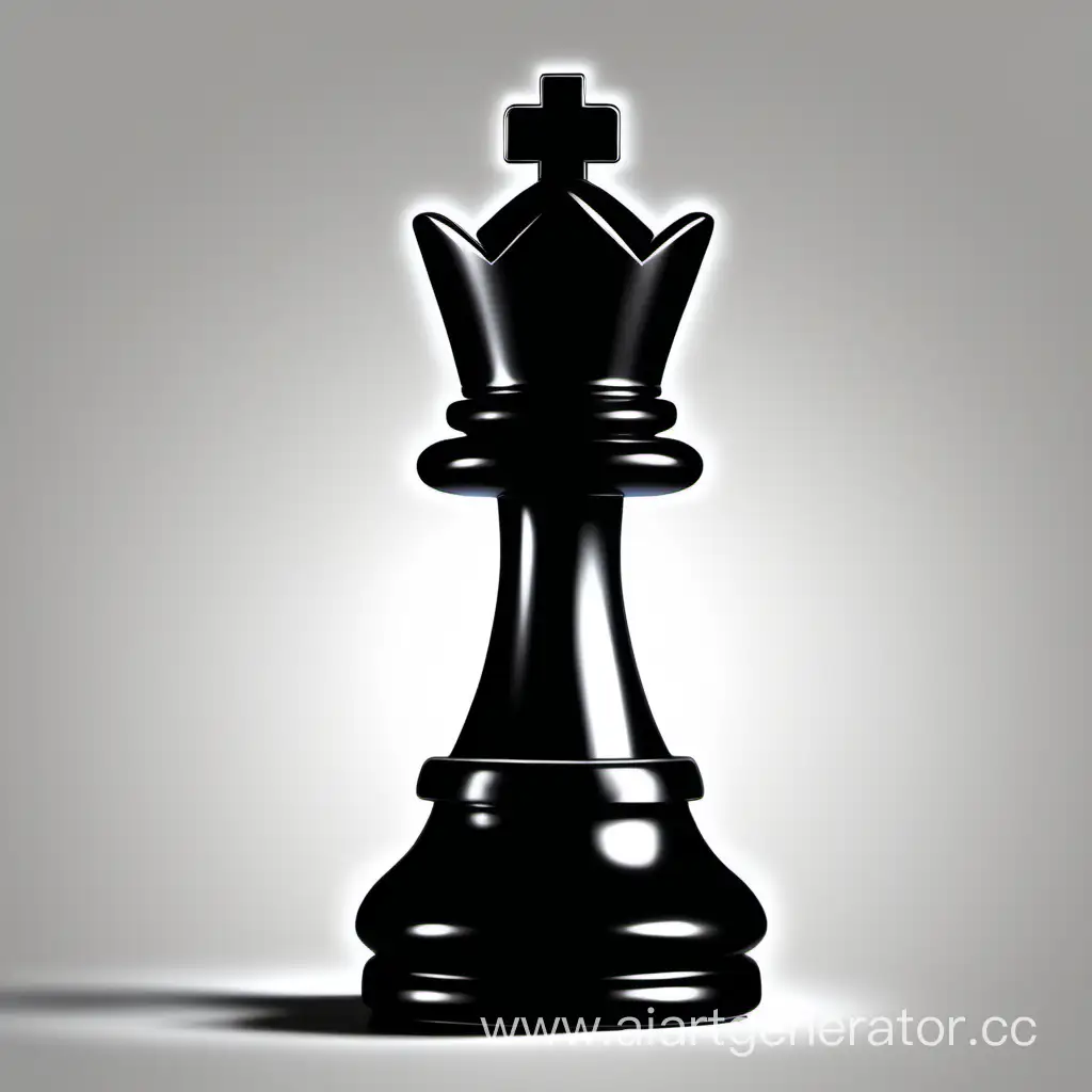 шахматная фигура ферзь черный без фона
