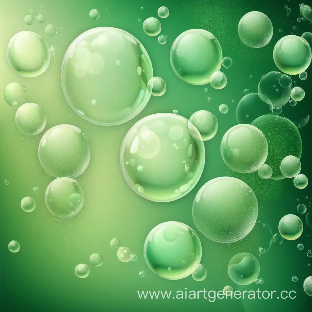 Vibrant-Green-Abstract-Background-with-Ethereal-Soap-Bubbles