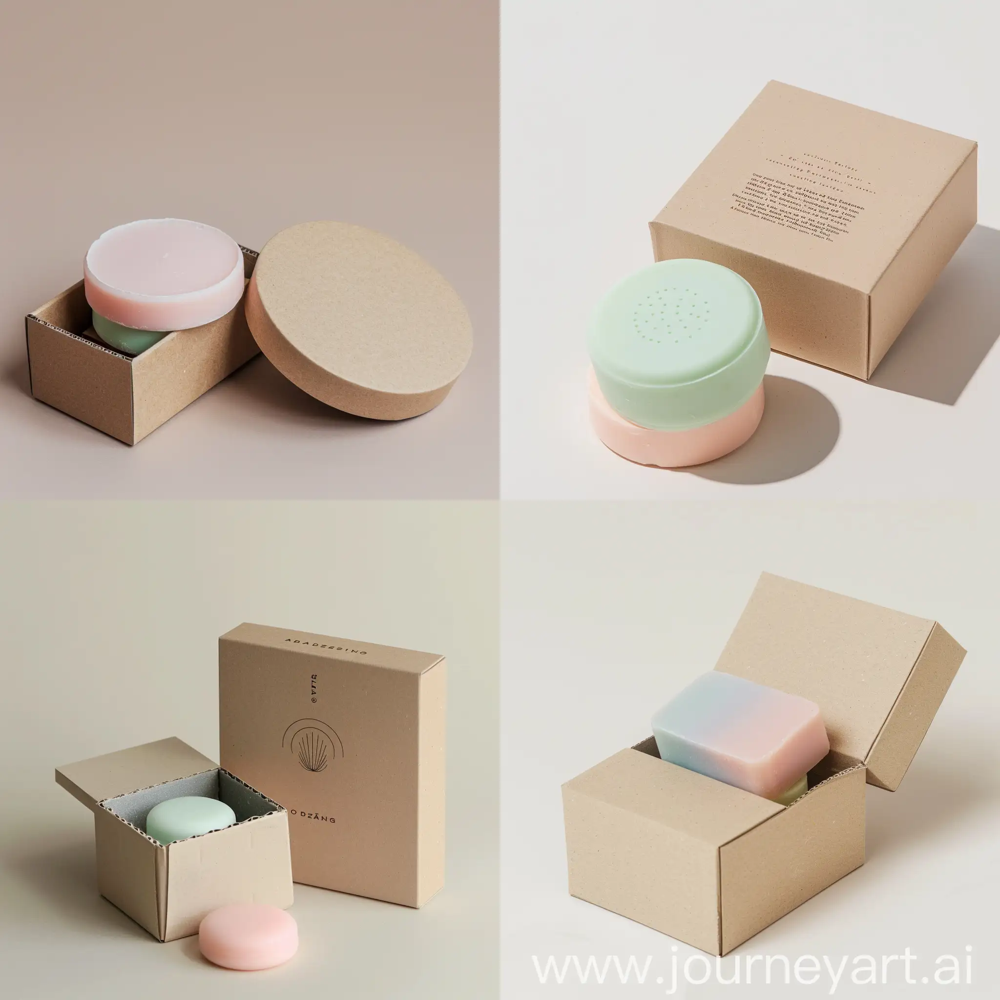 Minimalist-Pastel-Shampoo-Bar-in-Organic-Beige-Cardboard-Box