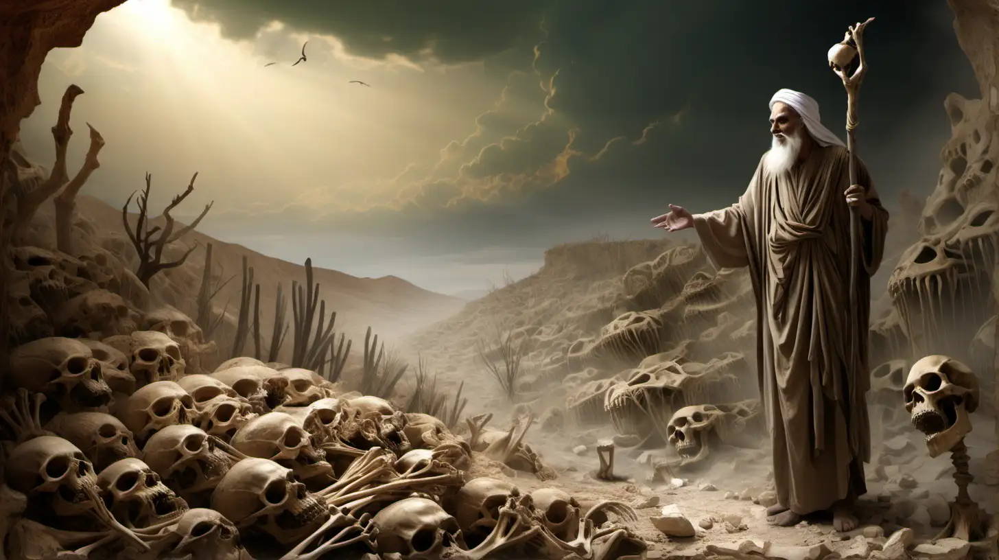 Prophet Ezekiels Vision Valley of Dry Bones