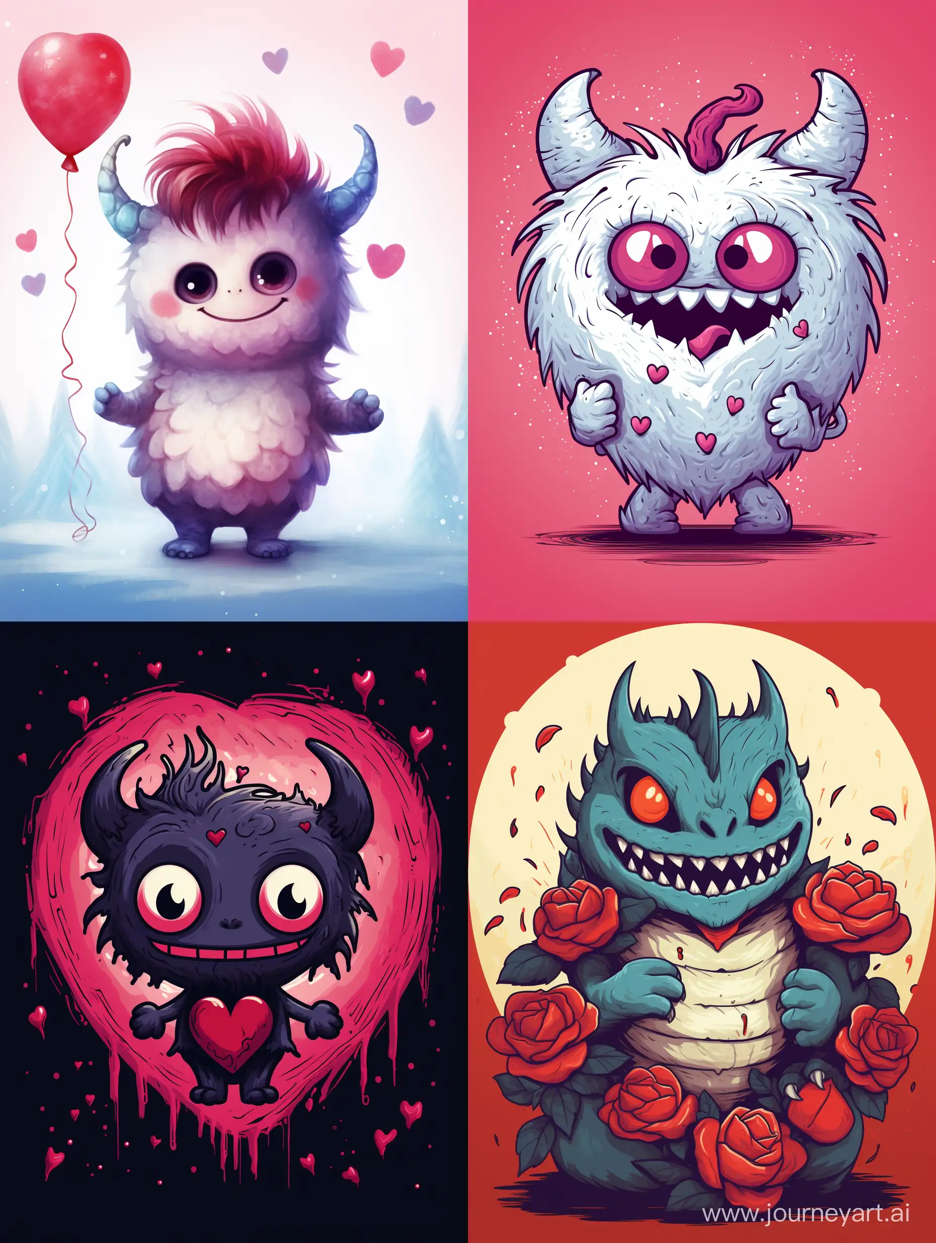 Adorable-Monster-Celebrating-Valentines-Day-in-a-Cool-Design