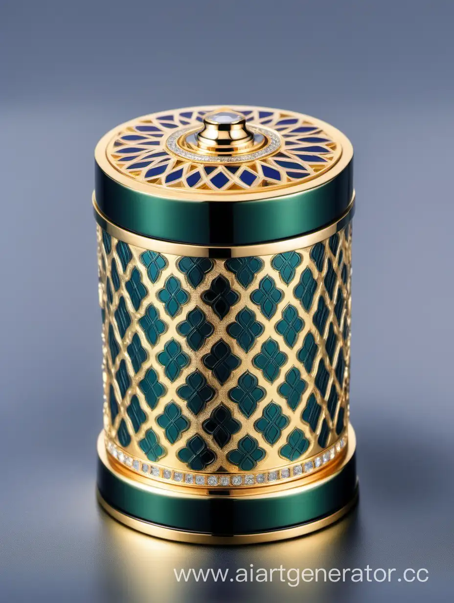 Exquisite-Gold-and-Blue-Decorative-Perfume-Bottle-with-Diamond-Accent