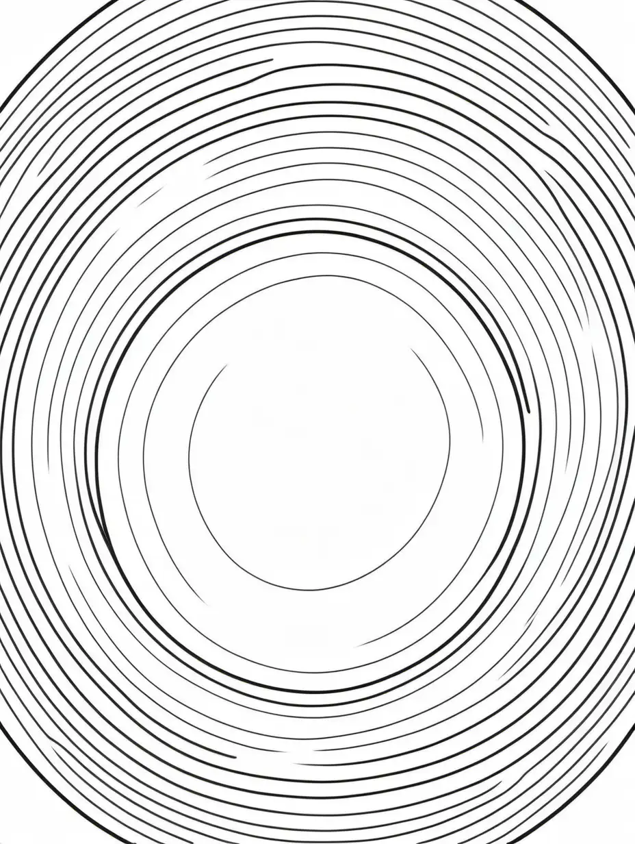 Geometric Shapes Coloring Page Large Squares and Circles in Clean Black and White Design