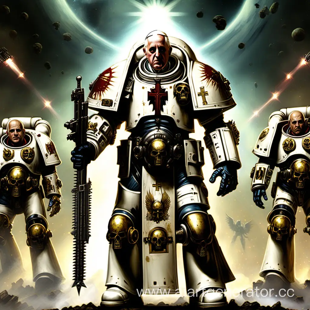 Pope-in-Warhammer-40000-Space-Marine-Armor