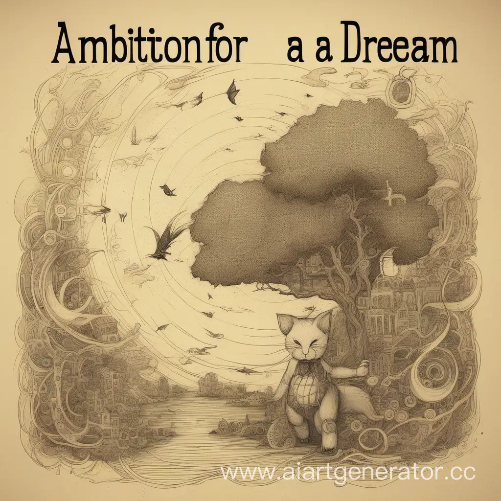 Ambition-for-a-Dream-Abstract-Artwork-Symbolizing-Aspirations-and-Goals