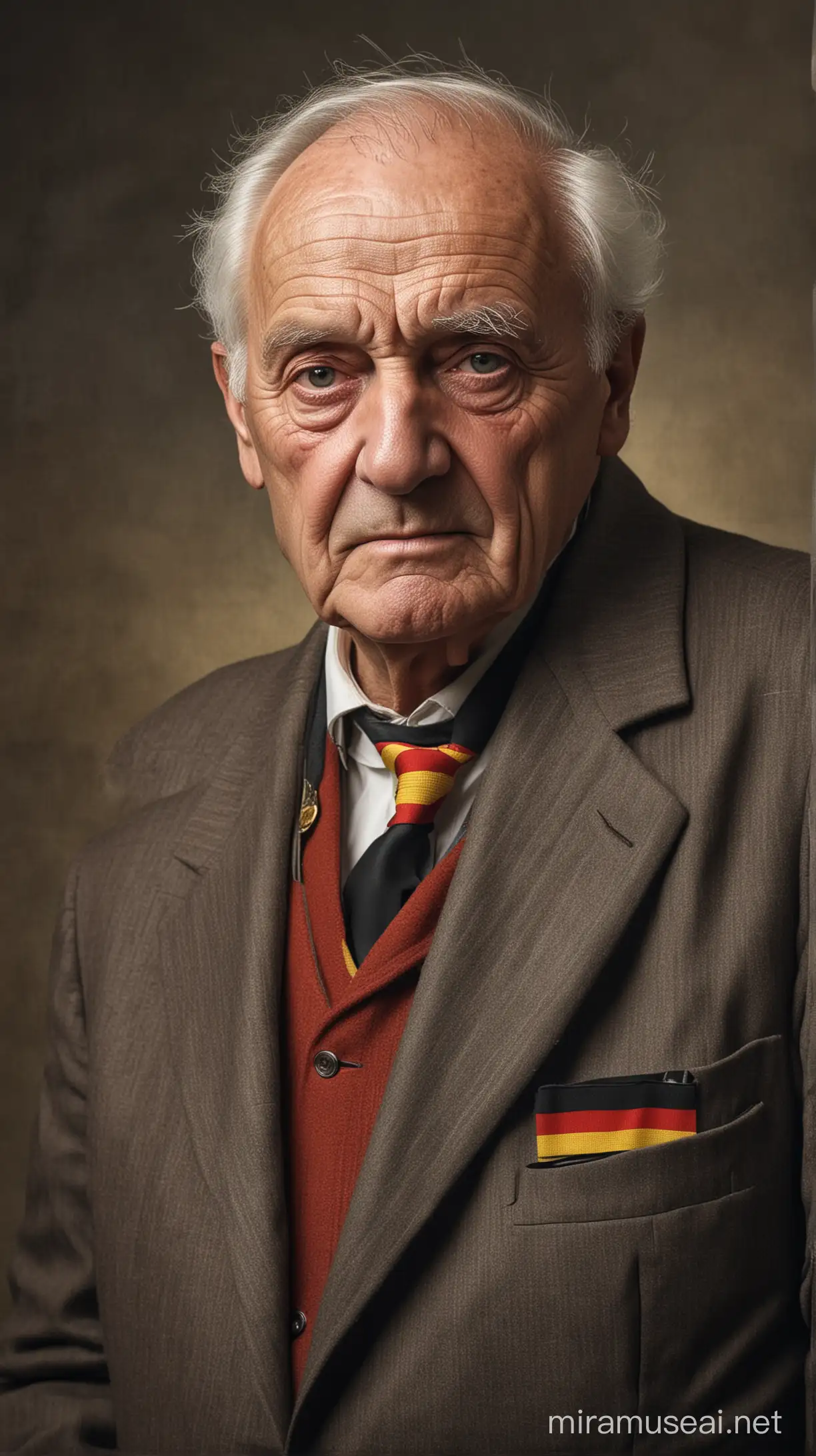 Old Man Personification of Germany in Traditional Attire