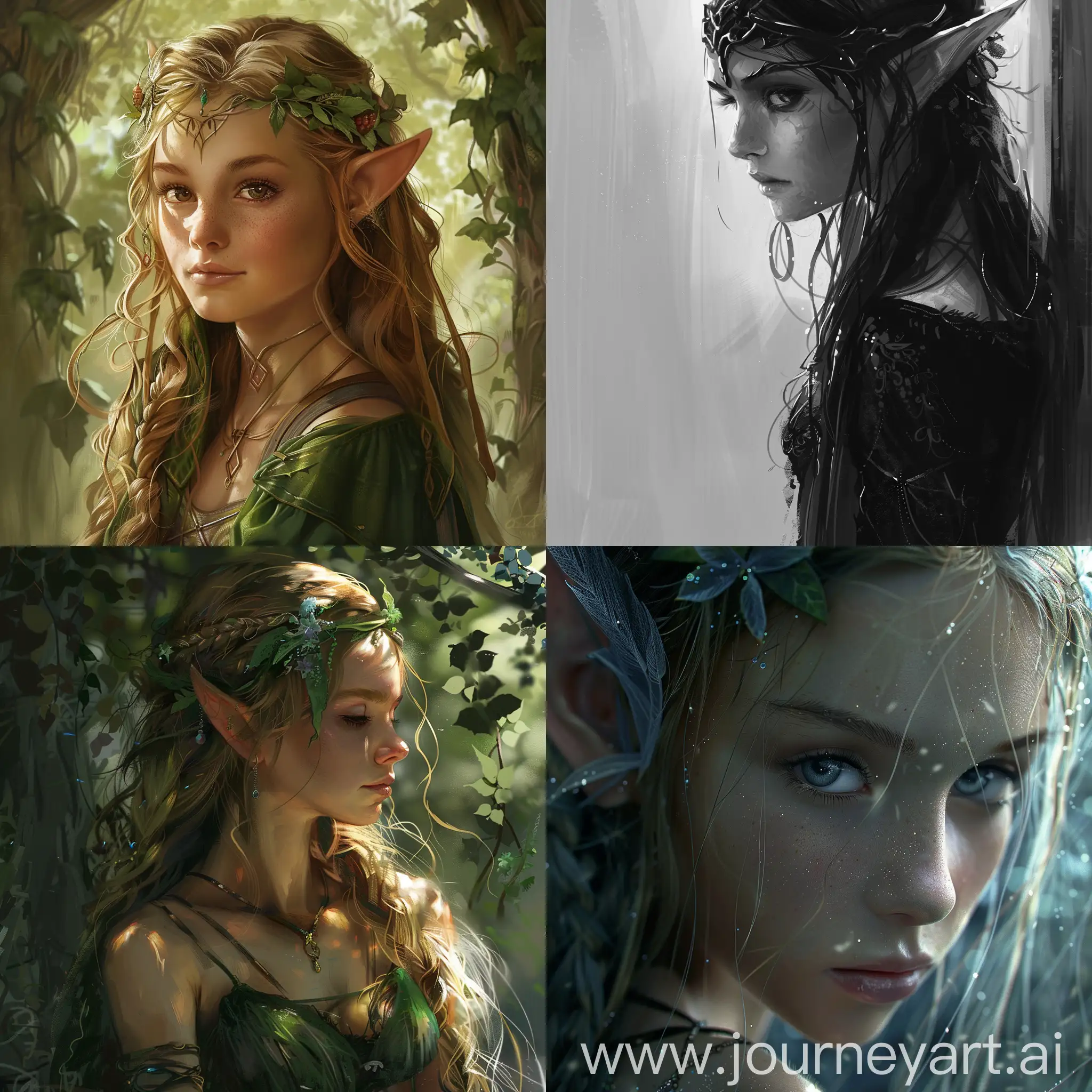 Graceful-Elven-Maiden-in-a-Mystic-Forest
