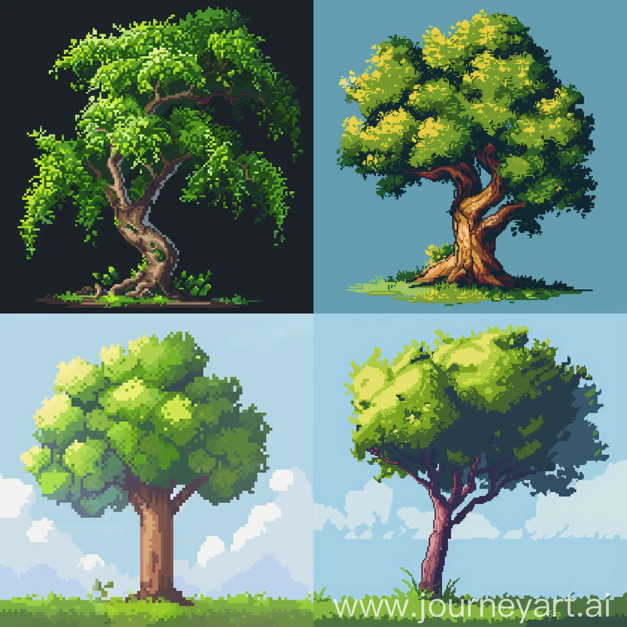 Vibrant-Pixel-Art-Tree-Lush-and-Dynamic-6th-Version