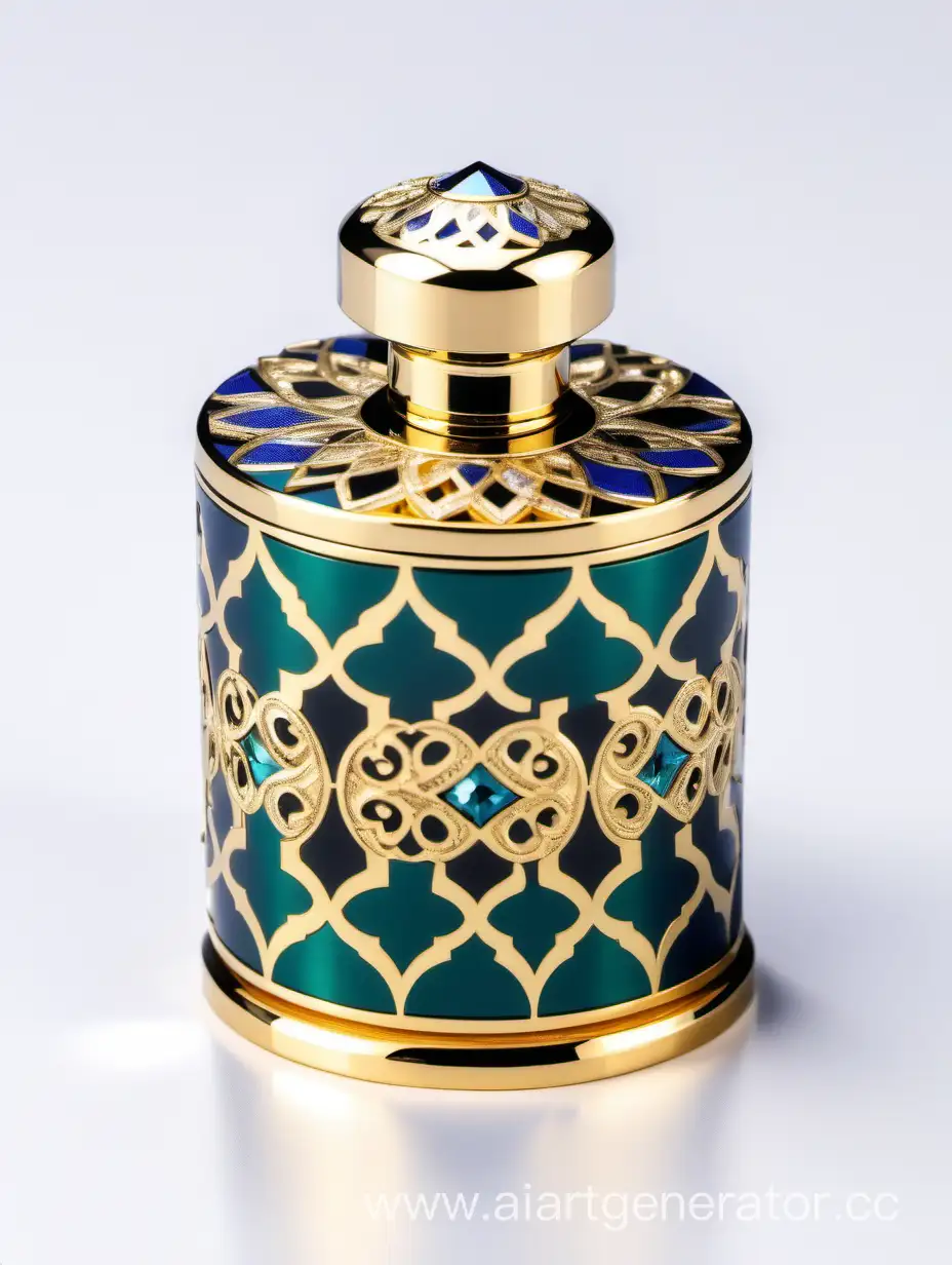 Exquisite-Luxury-Plastic-Perfume-Bottle-Cap-with-Diamond-Accent-and-Arabesque-Design