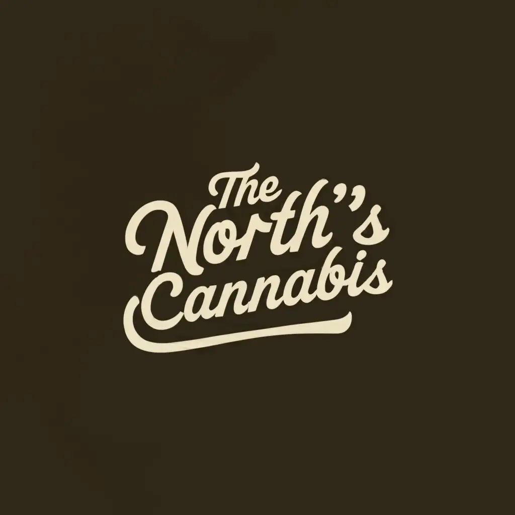 LOGO-Design-For-The-Norths-Cannabis-Sleek-Typography-with-Green-Leaf-Accent