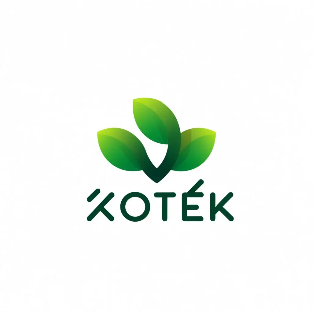 LOGO-Design-For-koTek-Sustainable-Leaf-Emblem-for-Tech-Industry