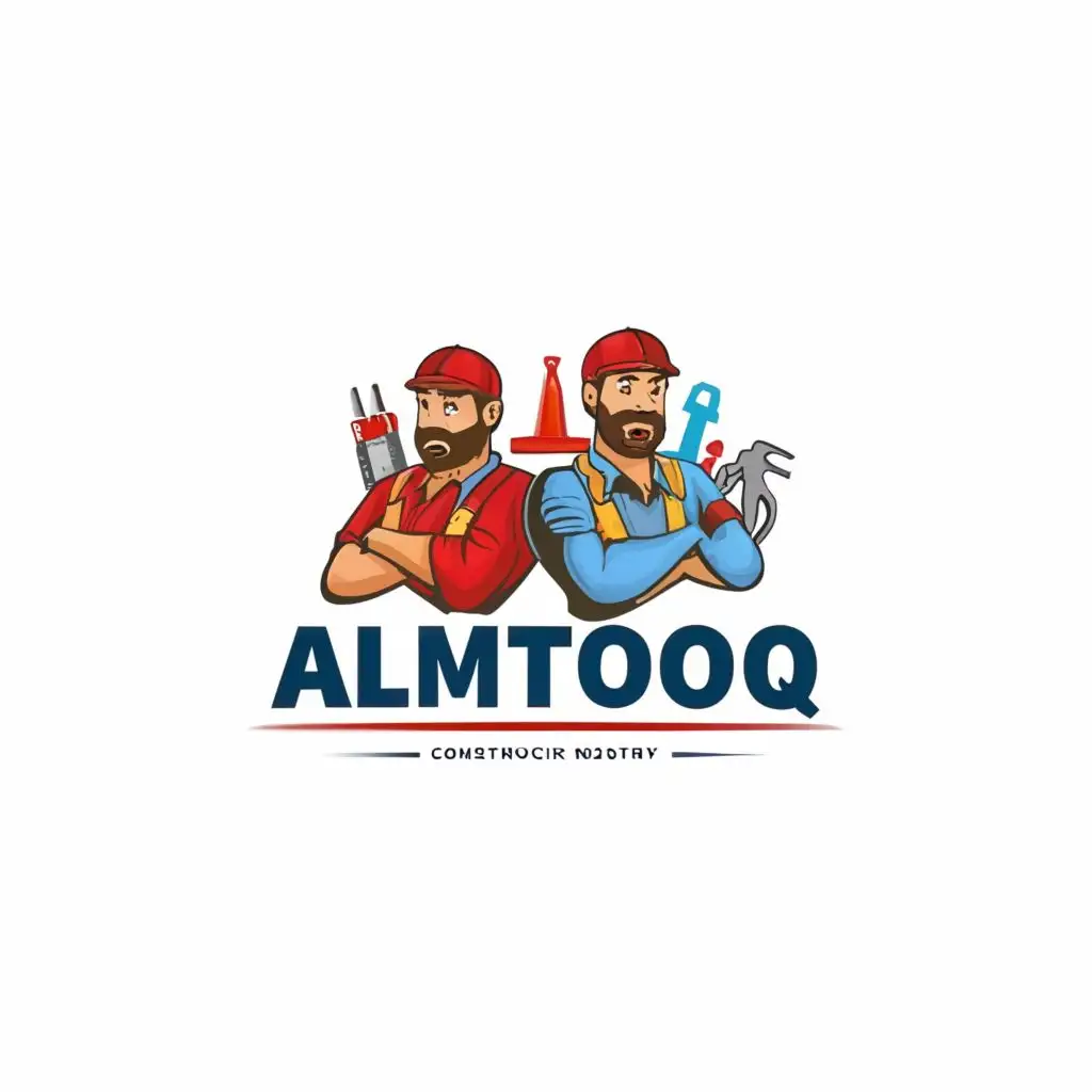 logo, Plumber And Electrician, with the text "ALMATOOQ", typography, be used in Construction industry