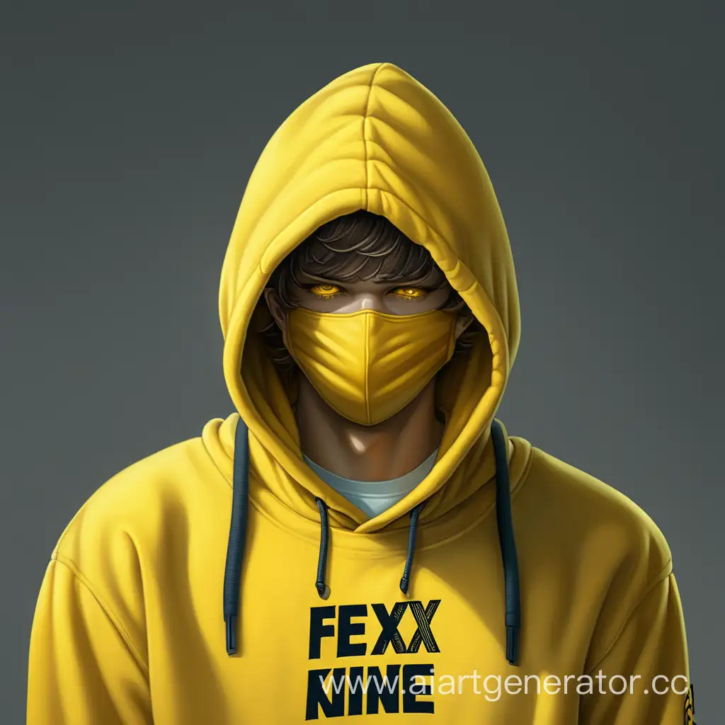 FexNine-Yellow-Sweatshirt-and-Masked-Individual