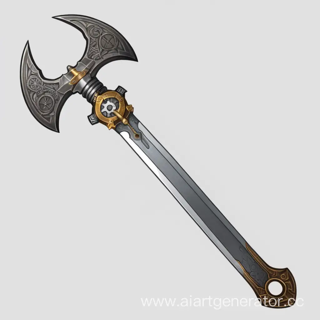 Sword with wrench instead of blade, wrench, instrument