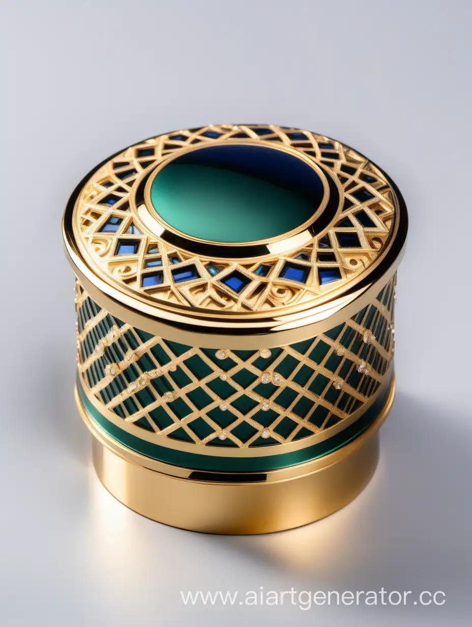 Exquisite-Luxury-Plastic-Perfume-Ornamental-Cap-with-Arabesque-Pattern-and-Diamond-Accent