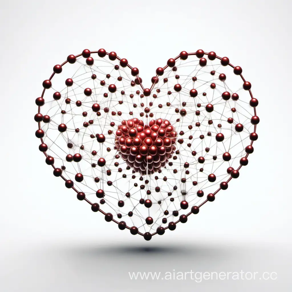 Vibrant-Atomic-Heart-on-Clean-White-Background