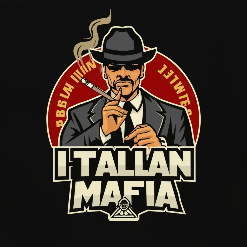 LOGO Design For Italian Mafia Sleek and Powerful Representation of a ...