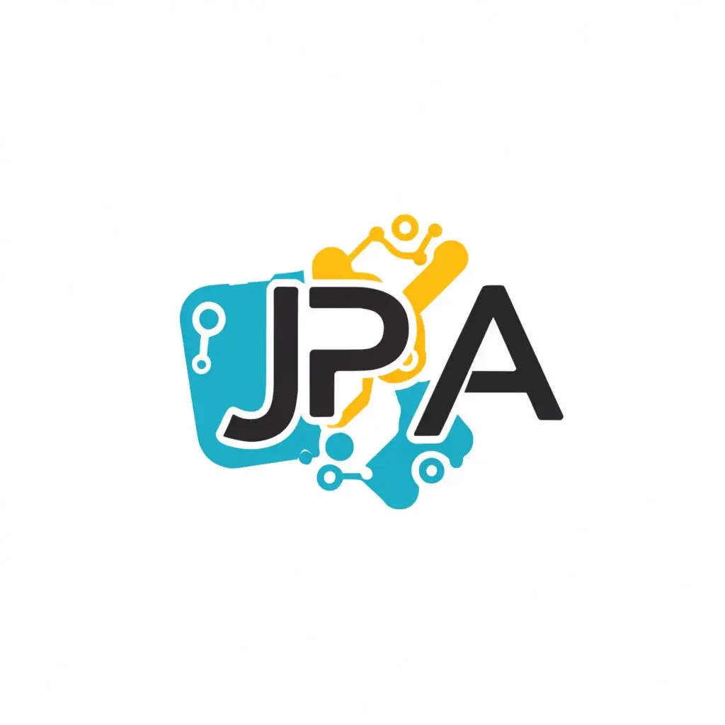 a logo design,with the text "JPA", main symbol:electronic gadgets,Moderate,be used in Retail industry,clear background