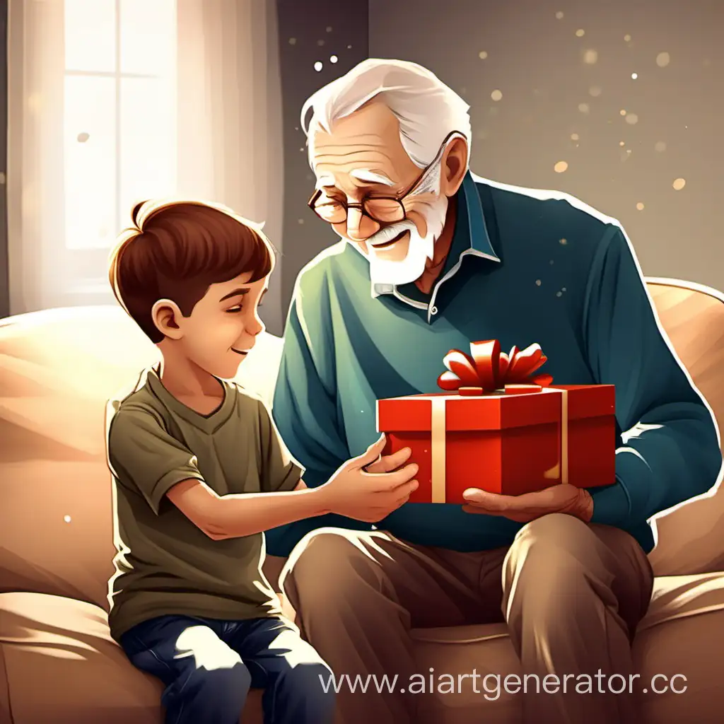 Heartwarming-Grandfather-Grandson-Gift-Exchange