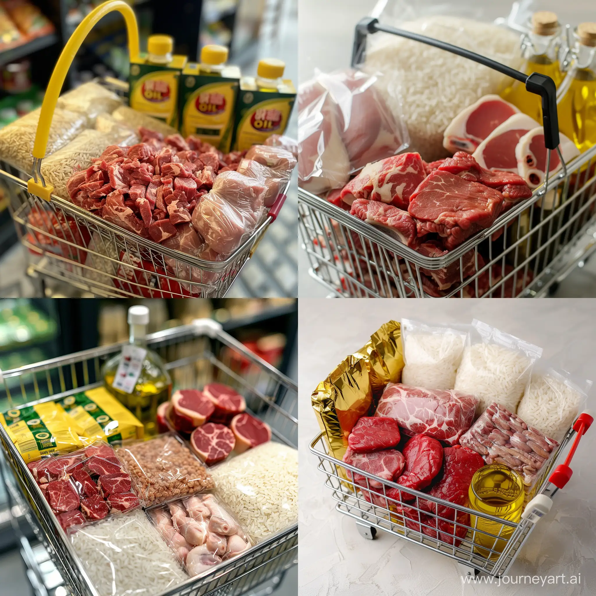 Diverse-Grocery-Essentials-in-a-WellStocked-Shopping-Basket