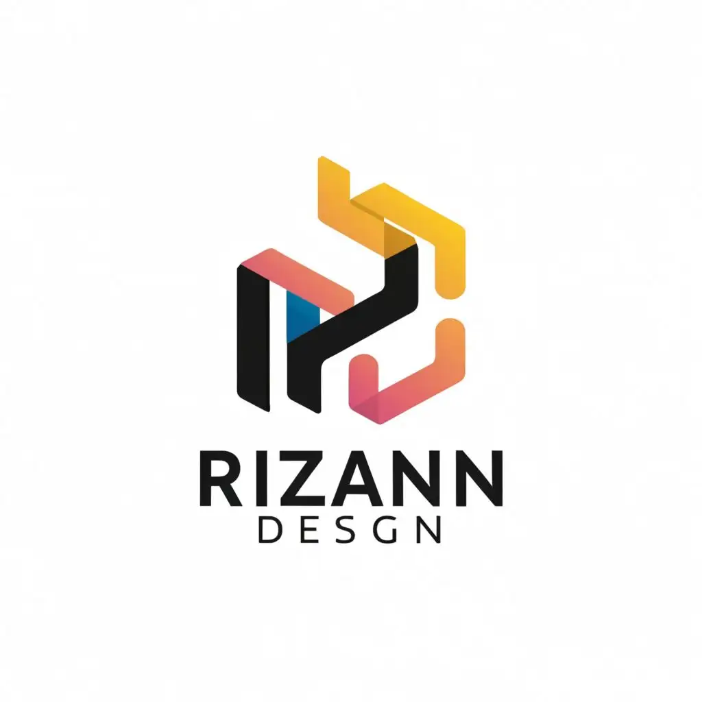 a logo design,with the text "Rizani Design", main symbol:R,Moderate,clear background