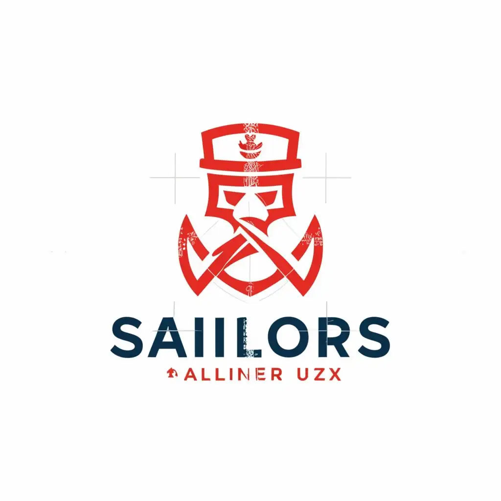 a logo design,with the text "SAILORS", main symbol:Sailor at work,Moderate,be used in Events industry,clear background