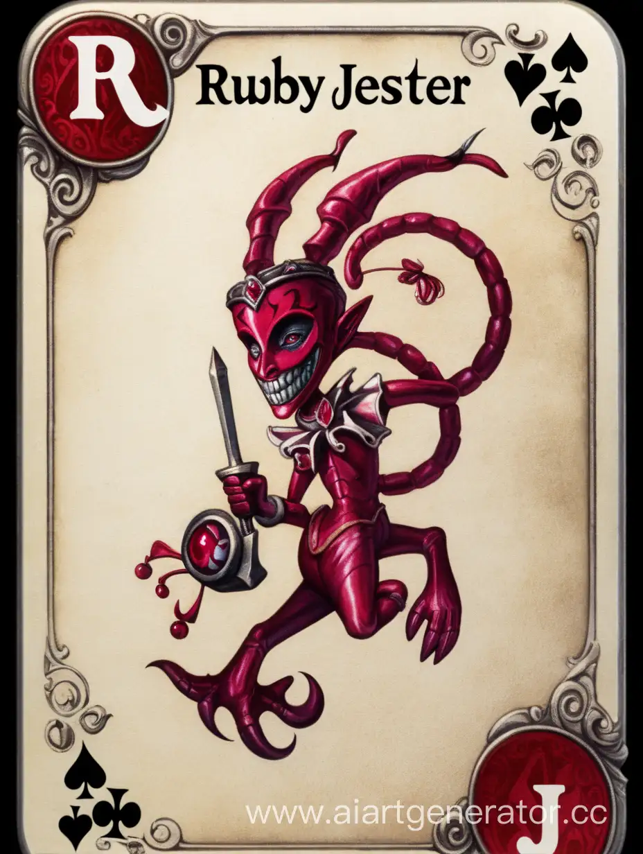 Ruby-Jester-Fantasy-Game-Card-with-Inscription