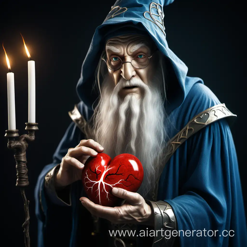 Волшебник подарил больному человеку здоровое сердце