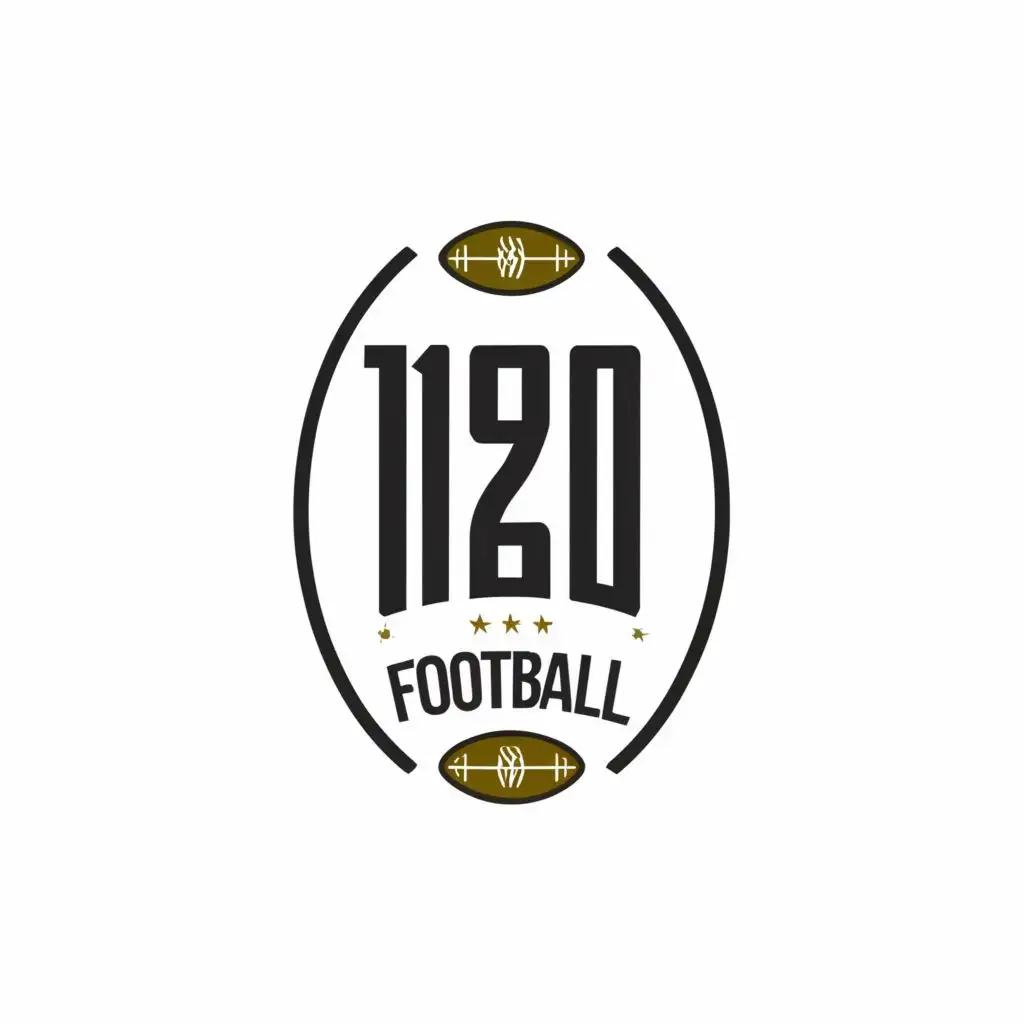 LOGO-Design-For-120-Football-Dynamic-Oval-Shape-Emblem-with-Striking-Typography-for-Sports-Fitness-Enthusiasts