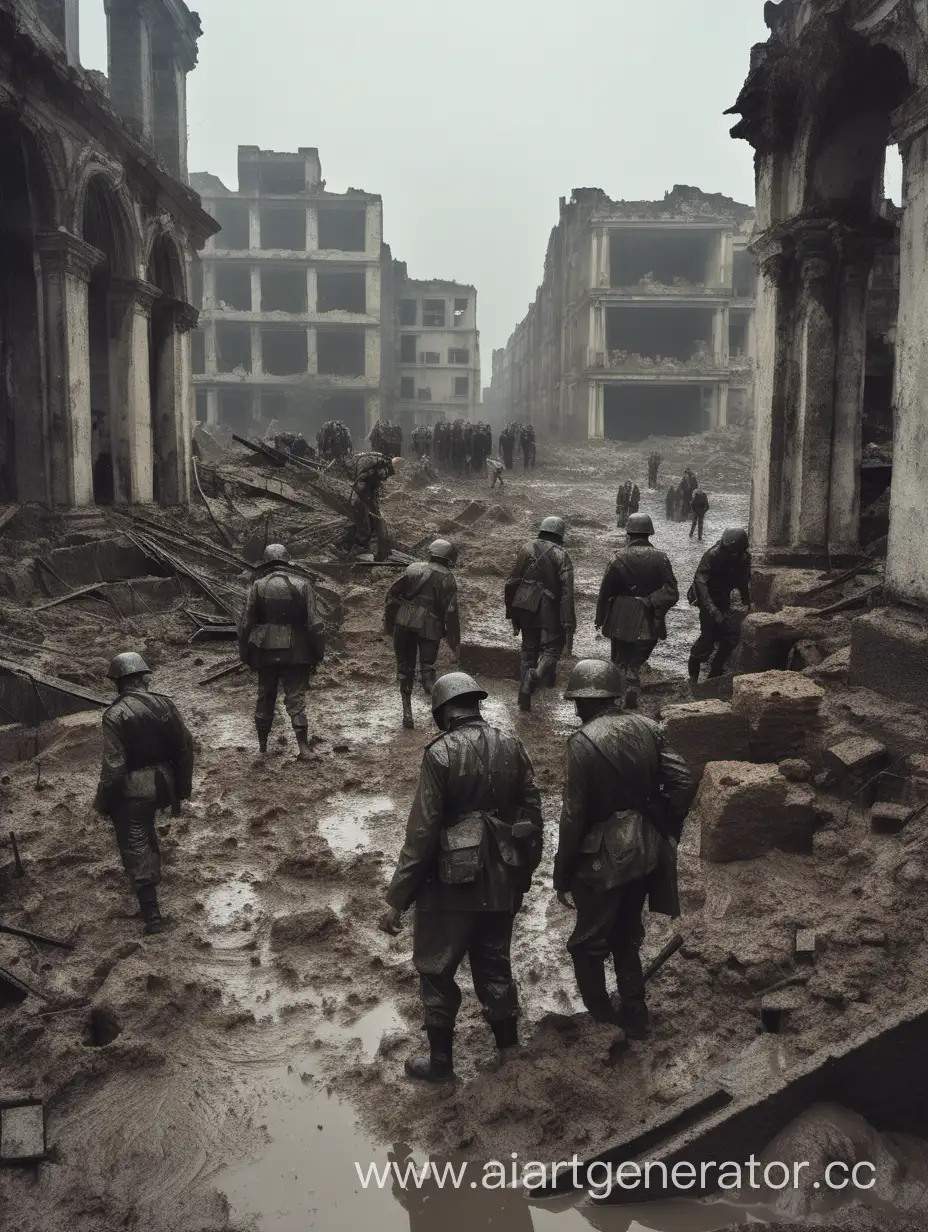 Rainy-Ruins-PostBattle-Scene-with-Fallen-Soldiers