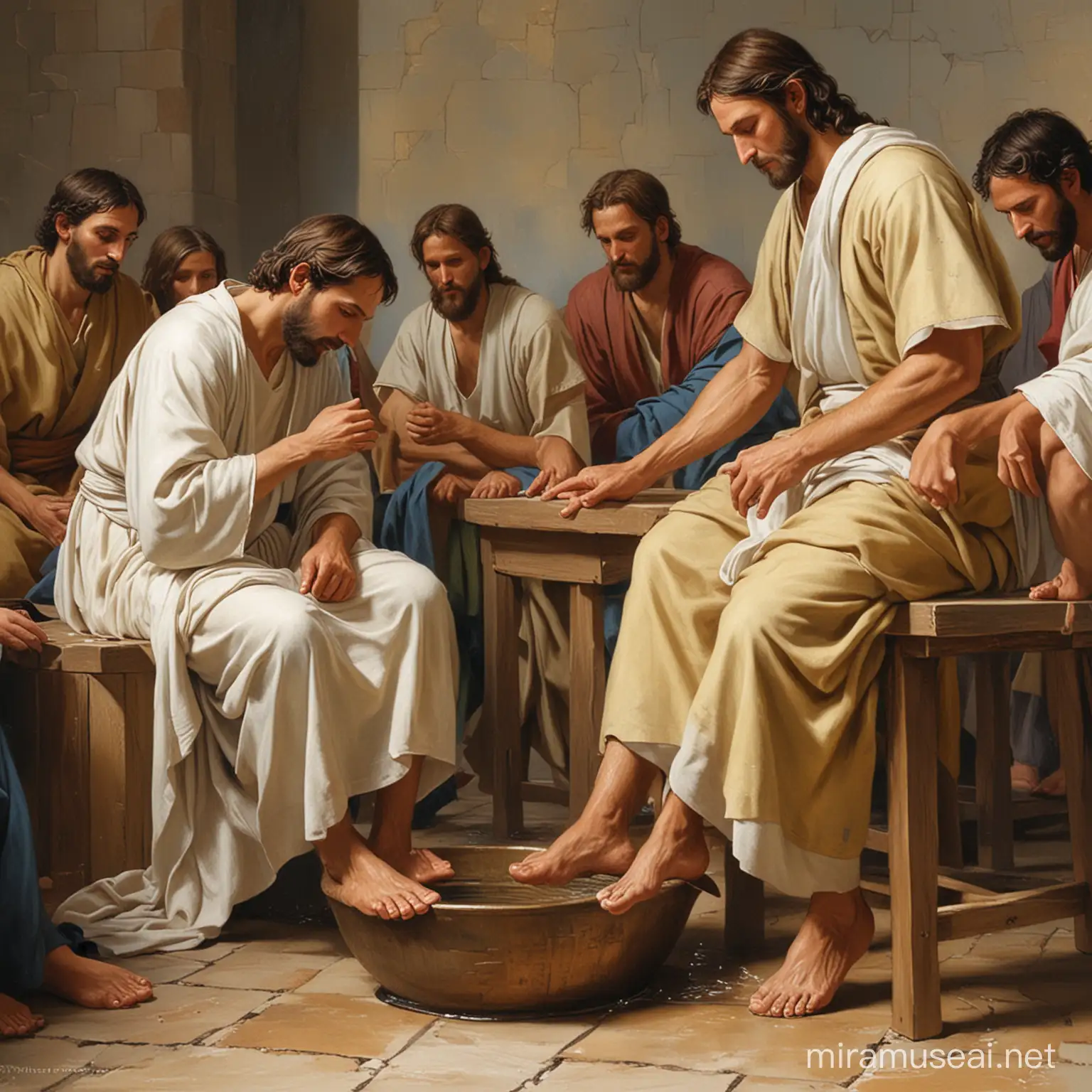 washing of the feet the humility of our lord Jesus