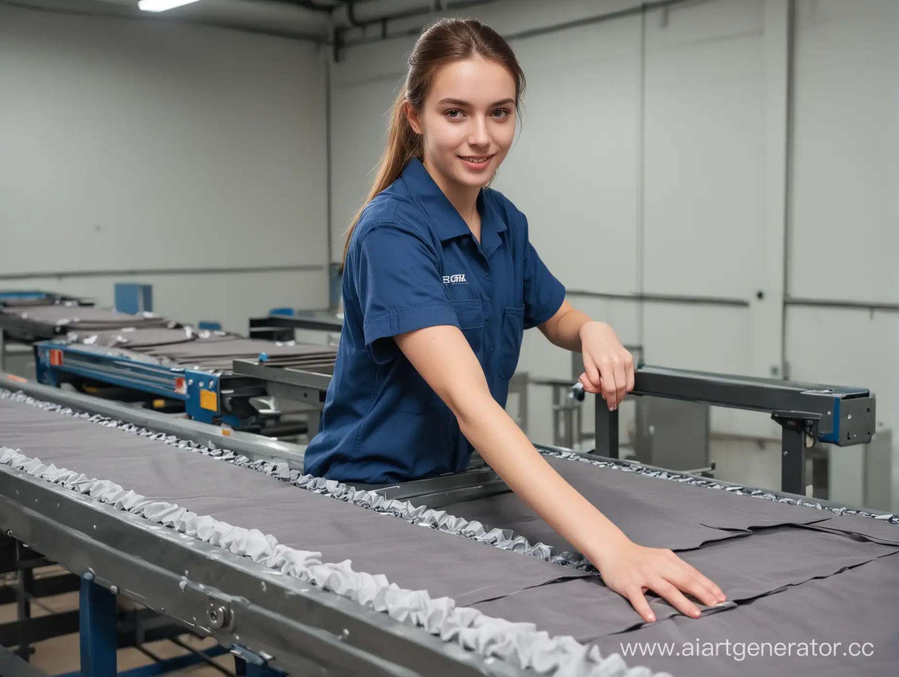 Young-Woman-Sorting-and-Stacking-Products-on-Factory-Conveyor