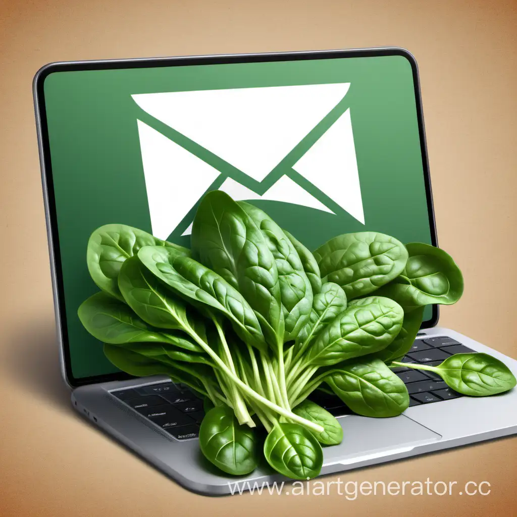 Spinach-Sending-Emails-Healthy-Green-Vegetable-Using-Technology